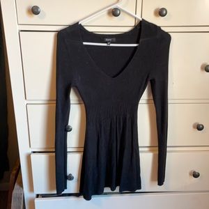 Express black sweater dress XSmall